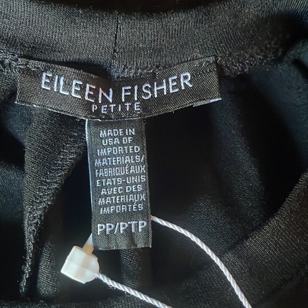 Eileen Fisher-
Jersey Knit Crew Neck Short Sleeve Shift Dress - Picture 8 of 8